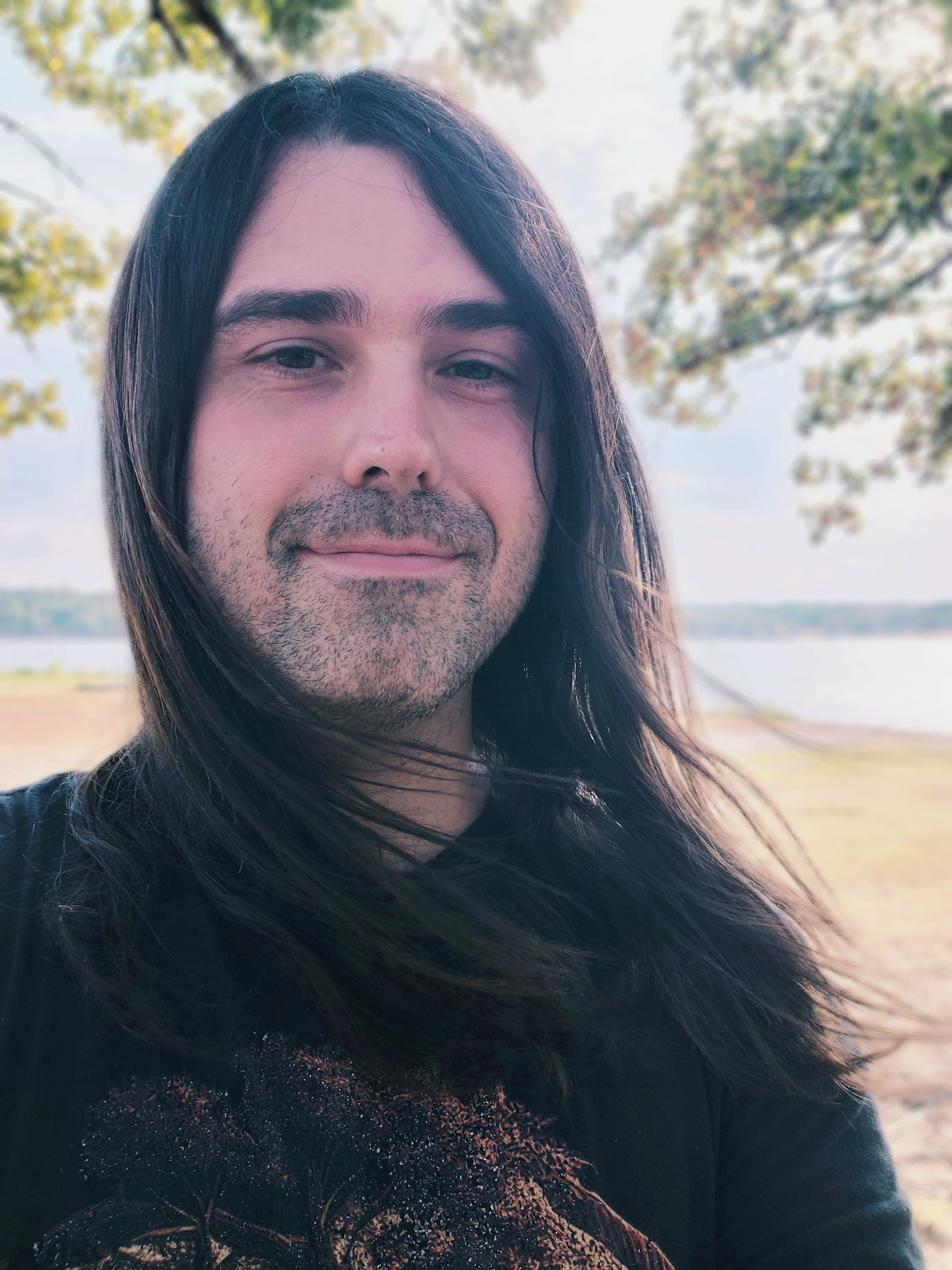 Jerad (Jerry) of Red Moon Web Design at Amon G. Carter Lake in Bowie, TX